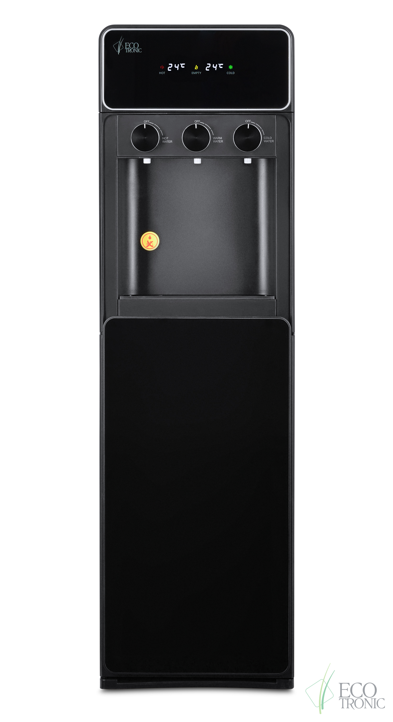 Кулер с нижней загрузкой Ecotronic K42-LXEM black 