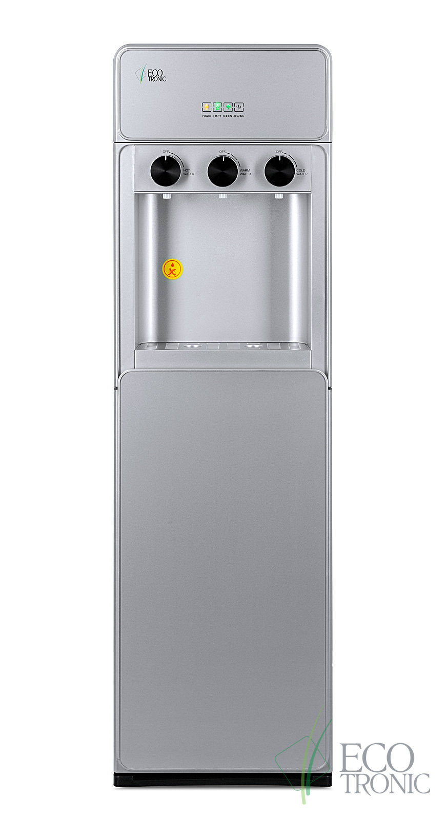 Кулер с нижней загрузкой Ecotronic K42-LXE full silver