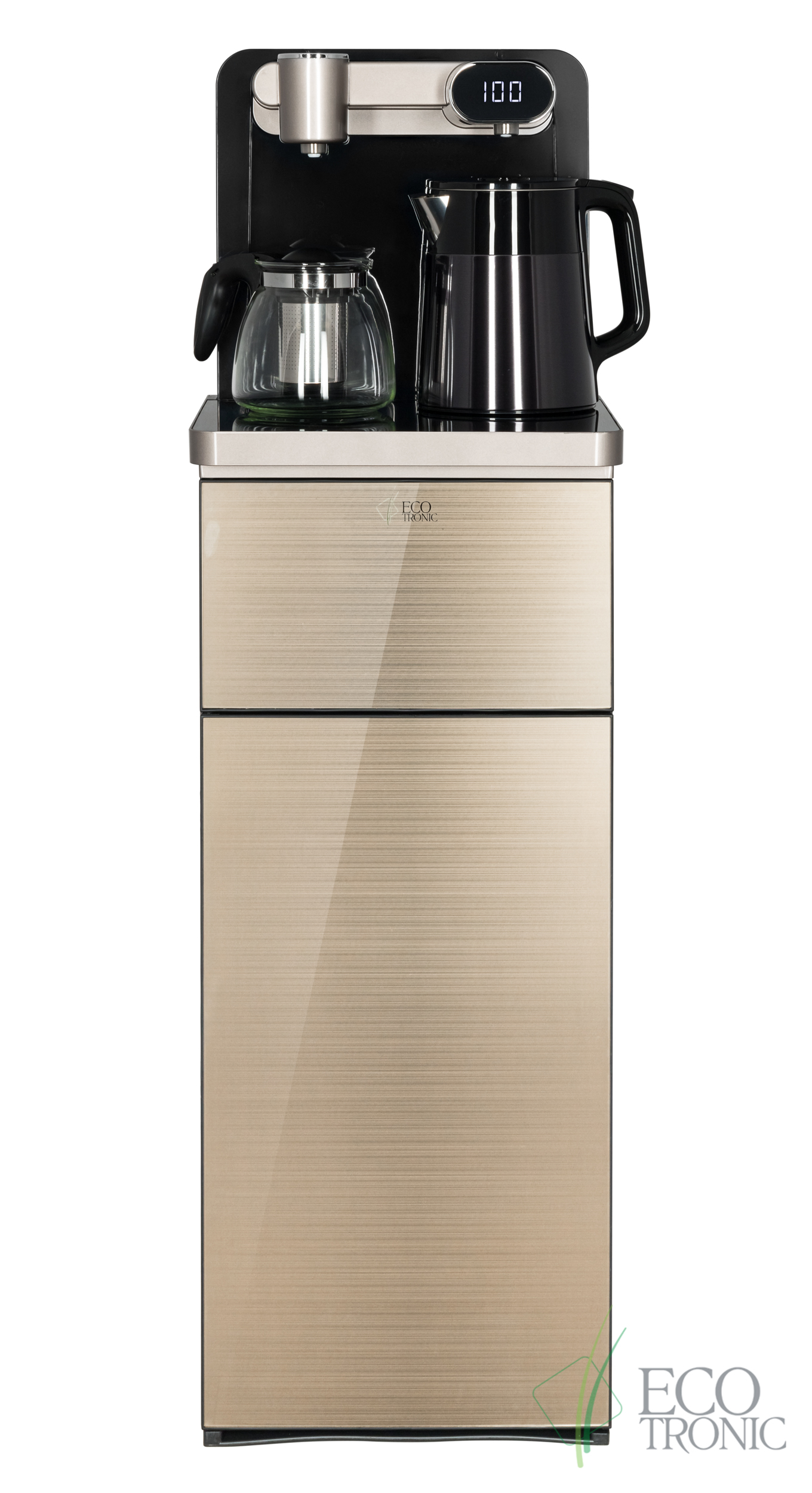 Кулер с чайным столиком Тиабар Ecotronic TB40-LE gold